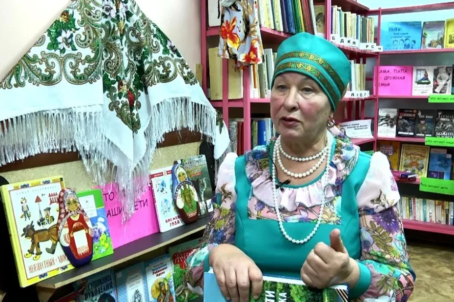 Надежда Бочарова, библиотекарь Давыдовской сельской библиотеки